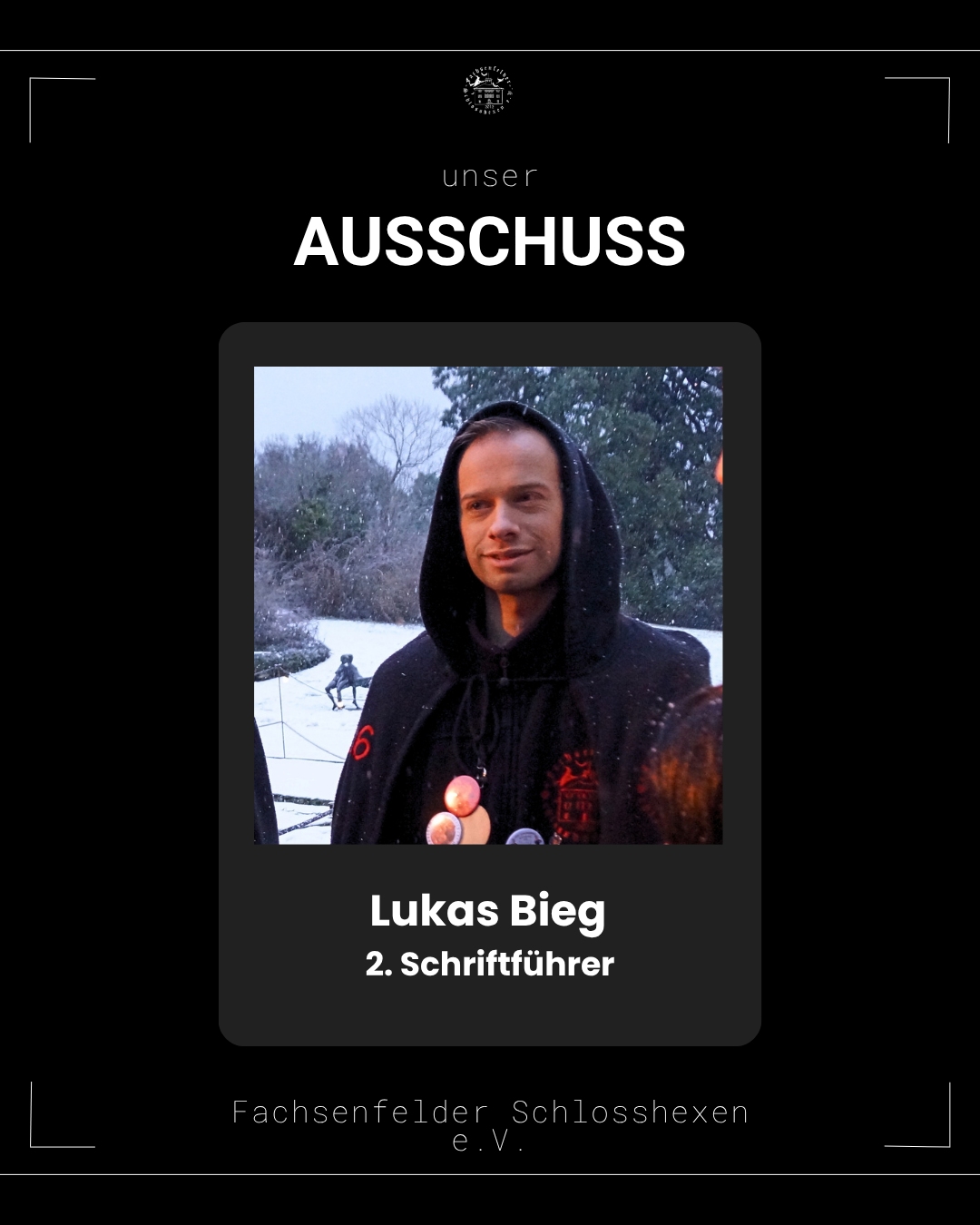 2. Schriftführer: Lukas